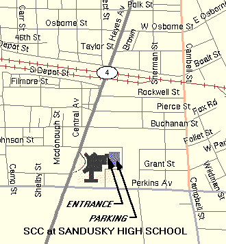 Detailed map to
                          SCC