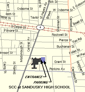 Detailed map to
                          SCC