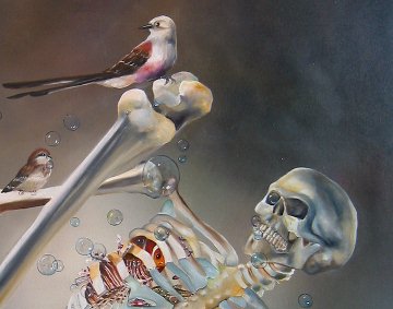 detail from "Skeletoquarium" by John Bravaro